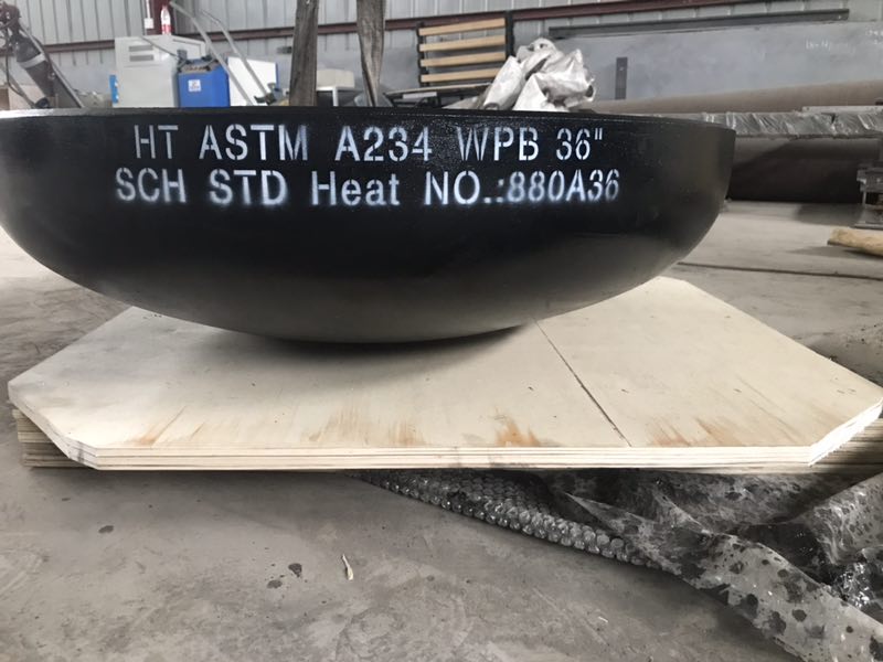 Factory Marking ASTM A234 WPB End Cap Factory Marking ASTM A234 WPB End Cap
