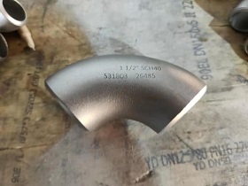 ASTM A815 S31803 90 degree LR elbow 1 1/2