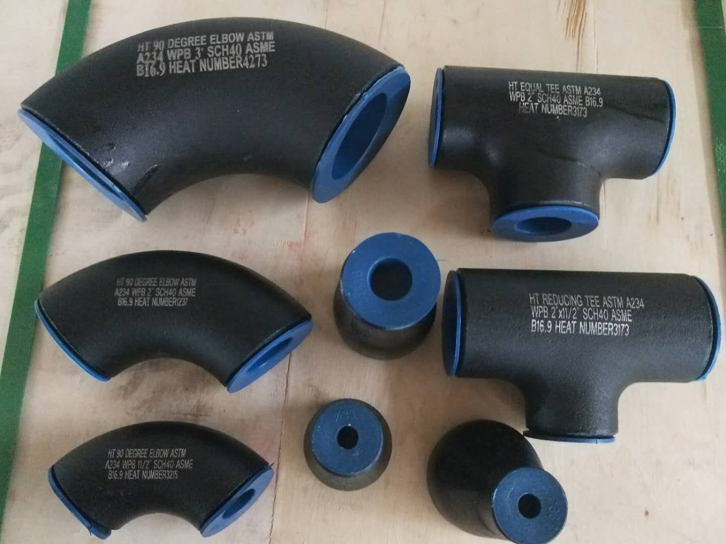 Carbon steel pipe fittings production process