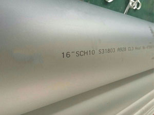 ASTM A928 UNS S31803 welded pipes