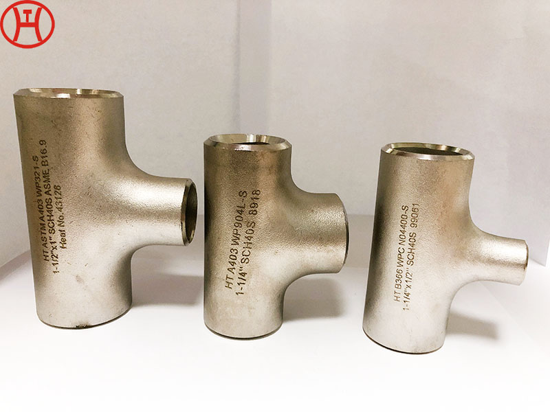 butt weld fittings steel tee