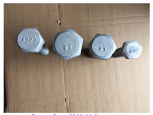 ASTM A325 heavy hex bolt full threaded