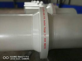 ASTM A694 F70 Anchor Flange welded with API 5LX70 PSL2 Pipe