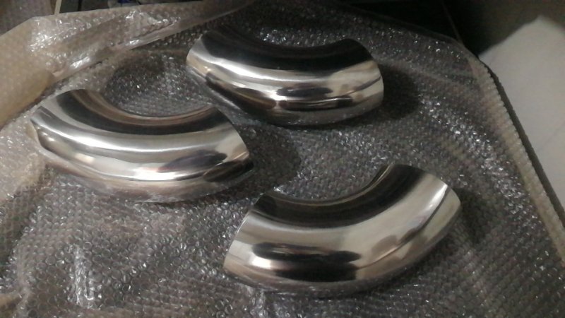 4 INCH SCH 10S 90DEG SMLS LR Elbow ASTM A403 WP316L Internal and External Polished as RA32