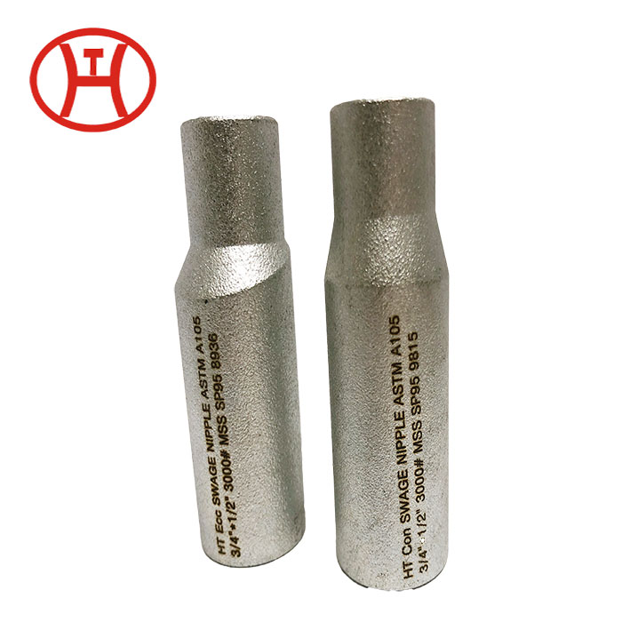 ASTM A105 강관 젖꼭지 위조 3000psi