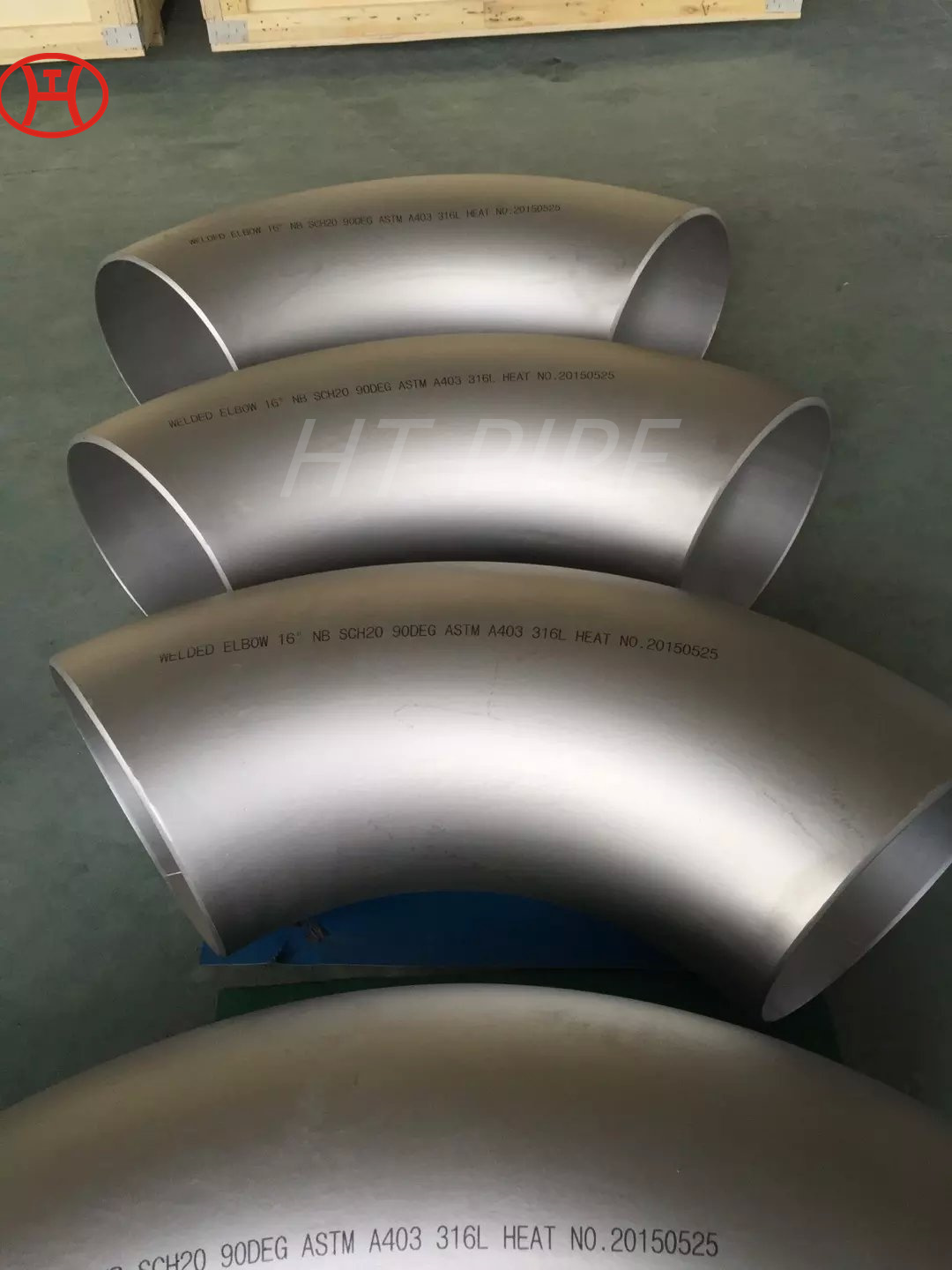 1-2 bis 72 ANSI B16.9 A403 WPB Ellbogen 90 Grad Butt-Welld 254Smo Seamless Elbow