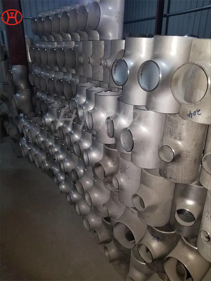 200 series steel pipe fittings sized head 300 series stainless tee