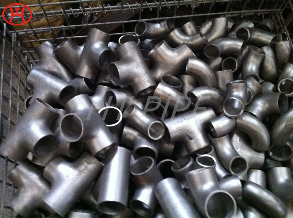 Incoloy 800H Pipe Fittings Siku cocok untuk aplikasi laut
