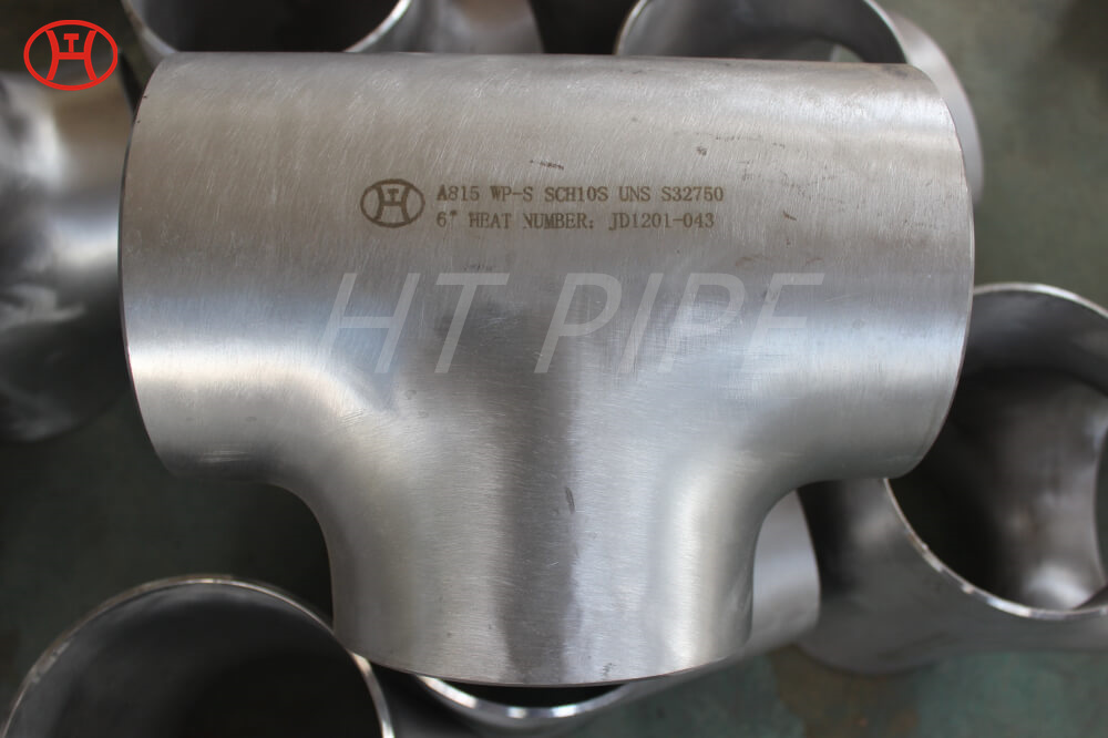 2022 hot selling steel pipe fittings ASTM A815 S32750 tee