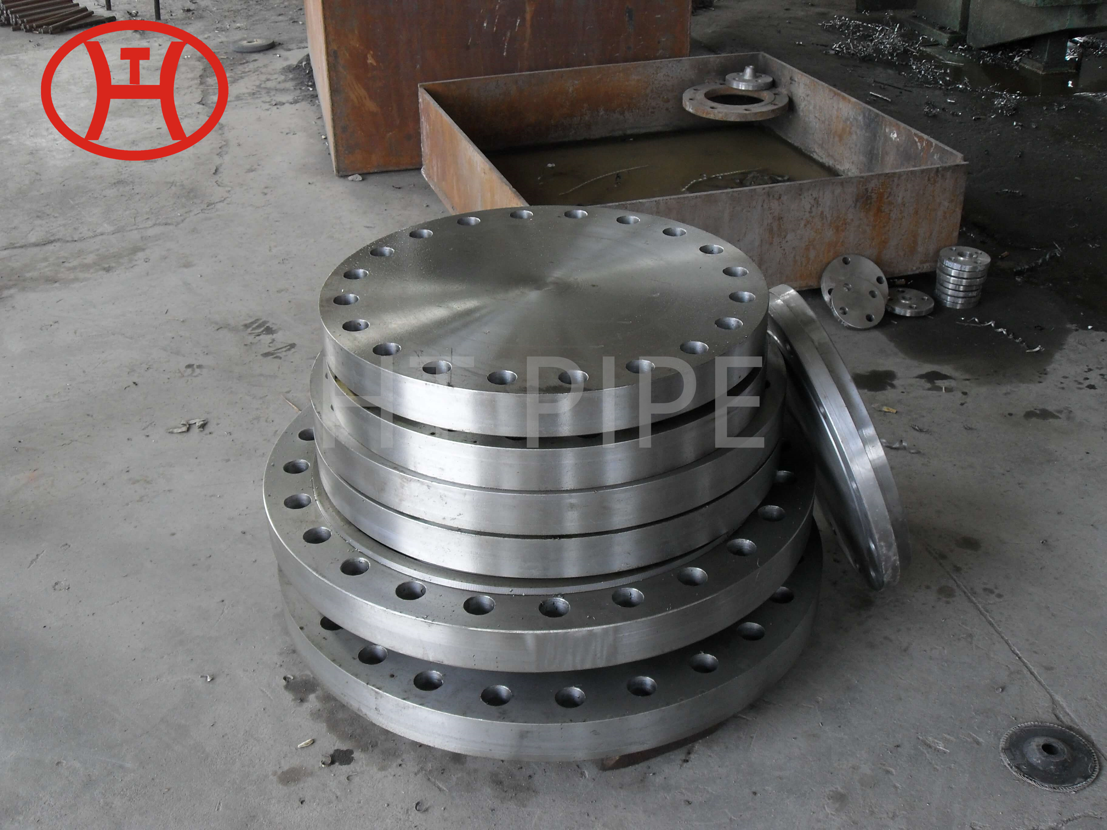 316L Cl300 304 Blind Flange Price Nipple Flanged Pin Stainless Steel Pipe Rf