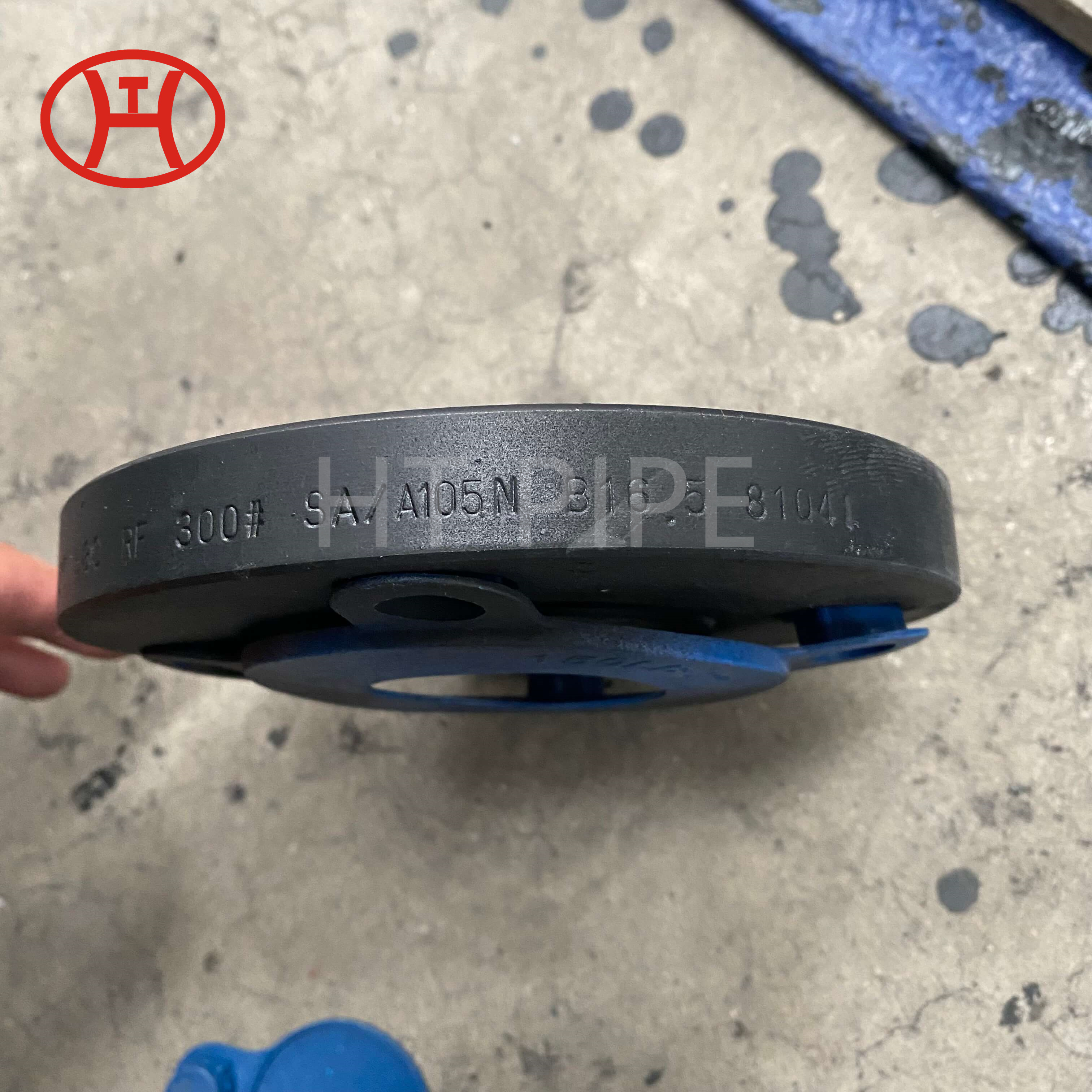 317 Black Lap Joint Flange B16.9 Astm Dn200 Welding Neck Bleed Ring