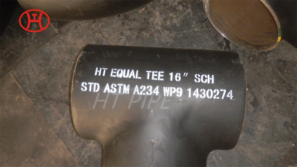 ASTM A234 WP9 pipe fittings tee