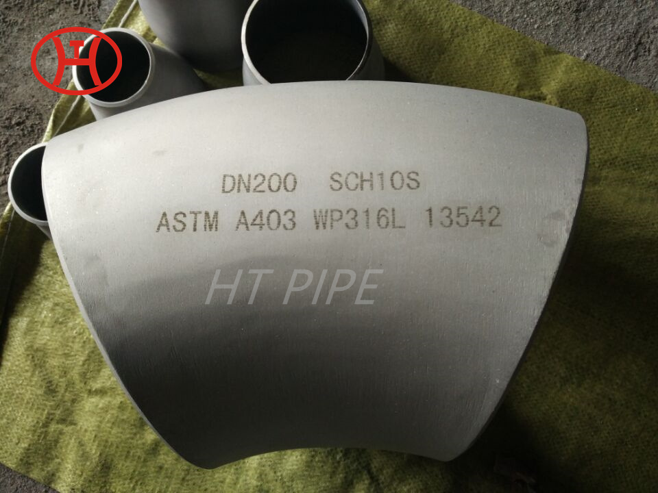 ASTM A403 WP AL6XN stainless steel pipe fittings elbows