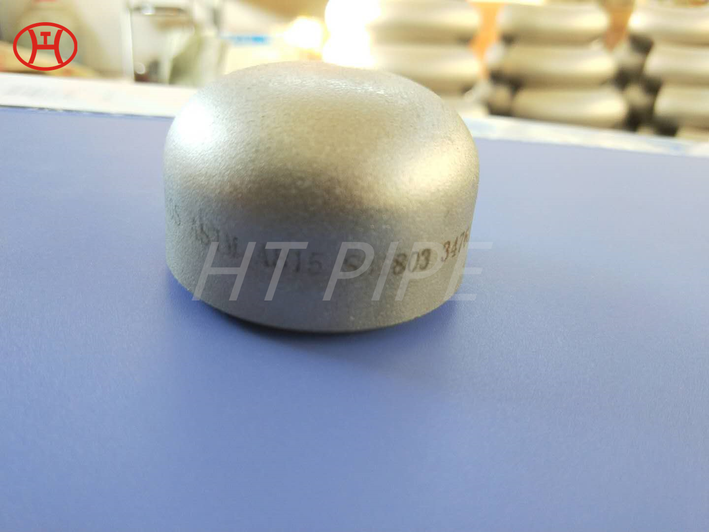 ASTM A815 S31803 duplex stainless steel pipe fittings cap