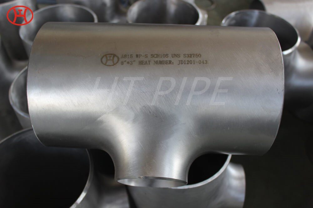 ASTM A815 S32750 tee stainless steel pex pipe fittings