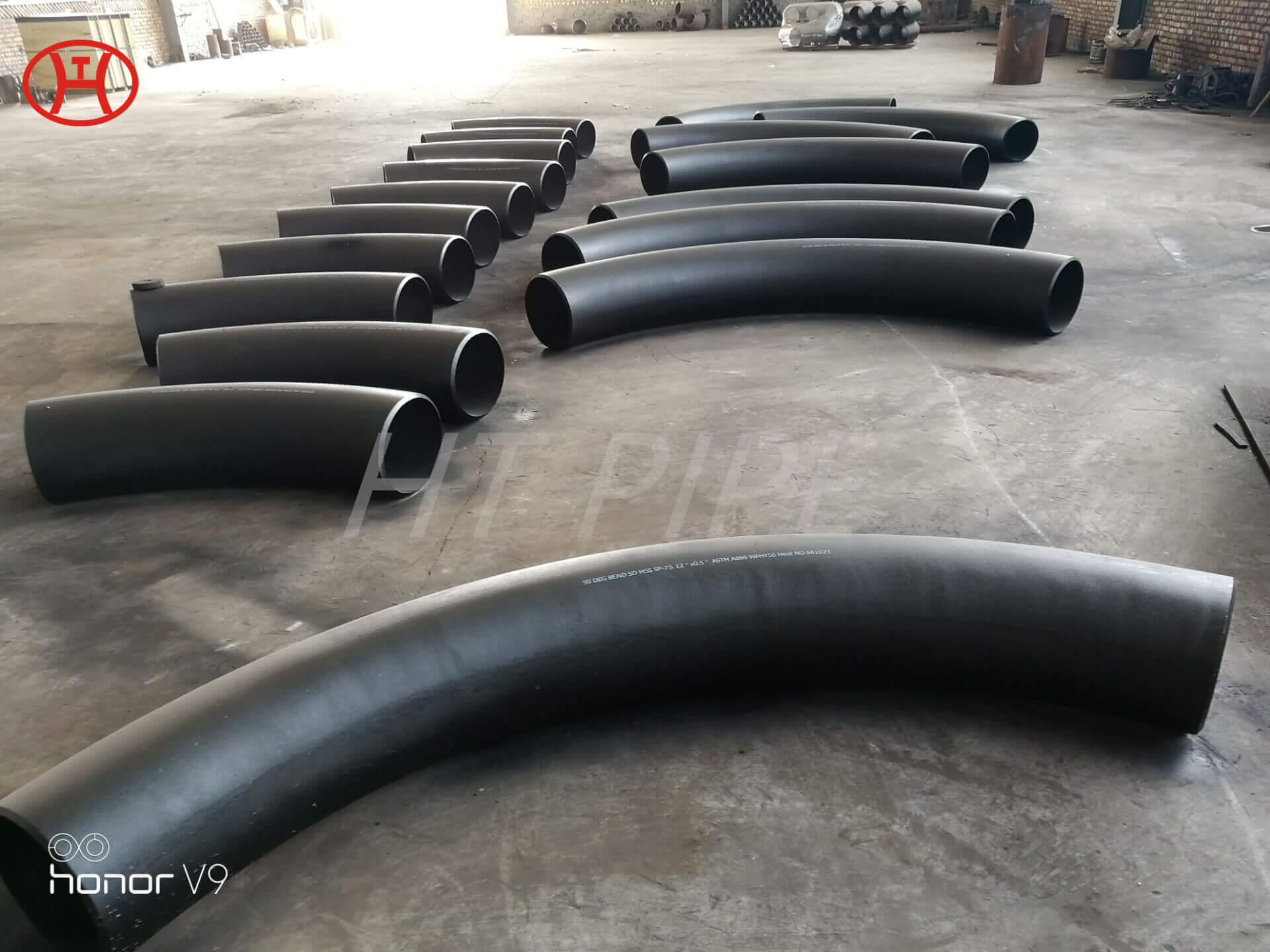 ASTM A860 WPHY46 pipe fittings long elbows