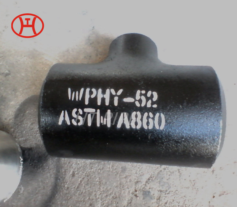 ASTM A860 WPHY60 pipe fittings tee