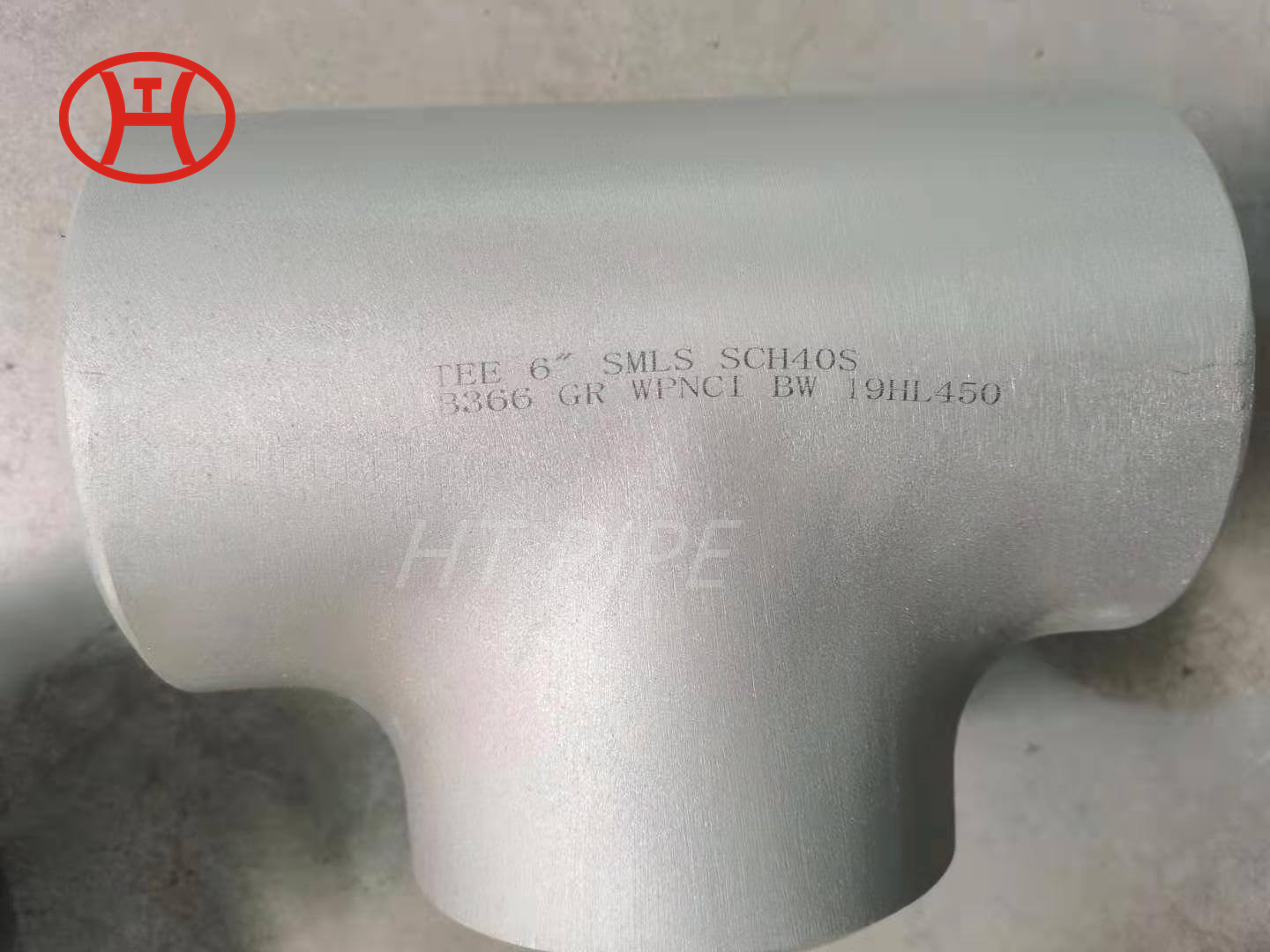 ASTM B366 WPNCIニッケル合金パイプフィッティングティー