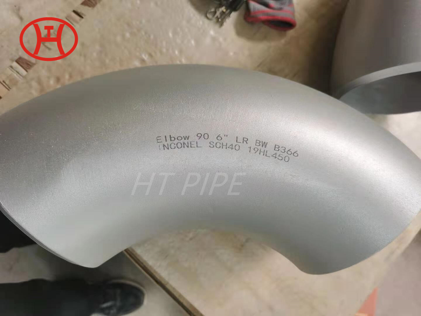 6ニッケル合金180度等しい肘パイプフィッティングインコロイ800