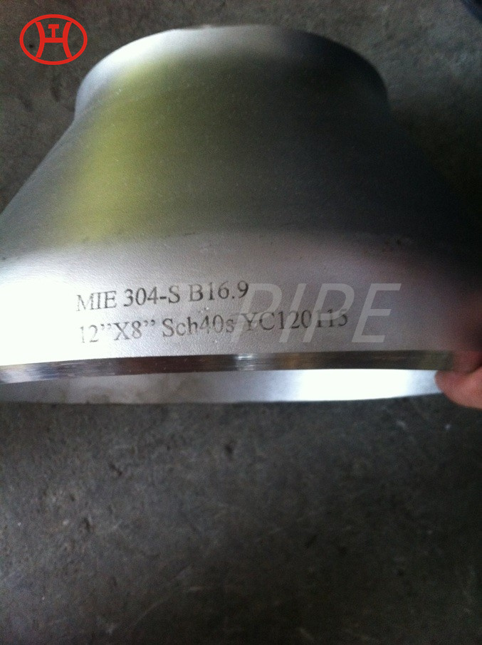 asme a403 304 316 2205 duplex stainless steel 1-2 48 reducer of pipe fitting