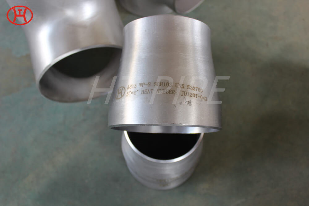 china factory stainless steel steel pipe fittings ASTM A815 S32750 reducer