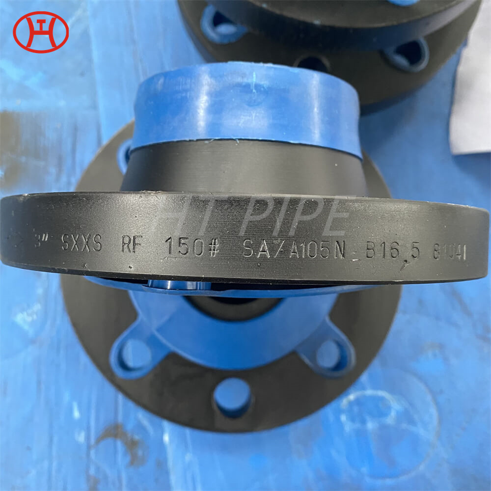 200 mm diameter 1 m long carbon steel flange each end