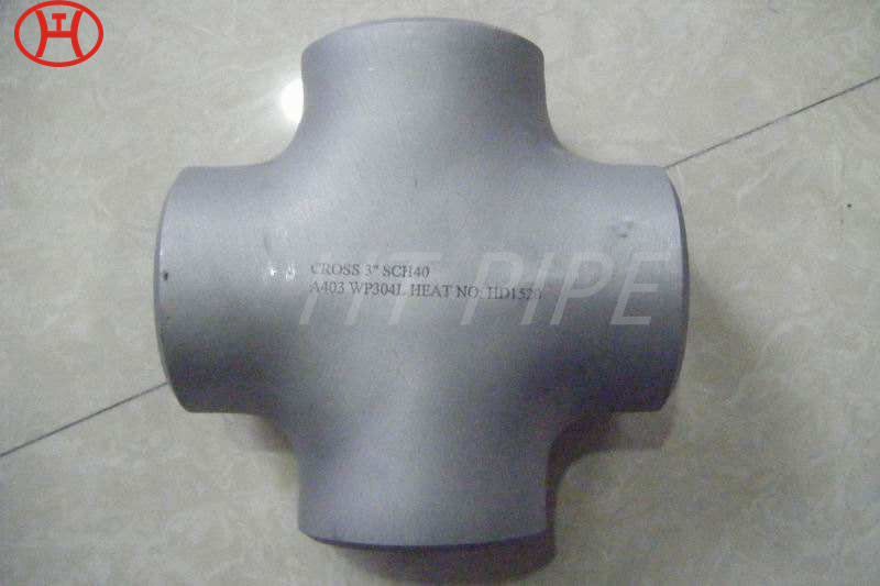ASTM A403 WP20CB stainless steel pipe fittings cross