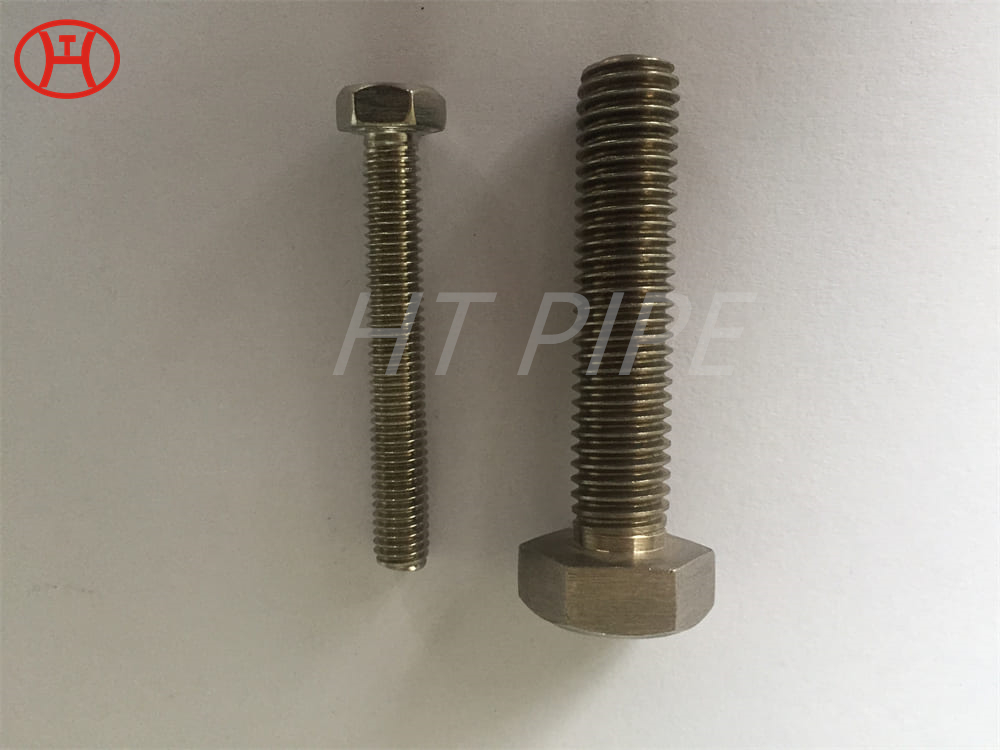 China manufacturers Hastelloy C276 hex bolt and nut DIN933 934