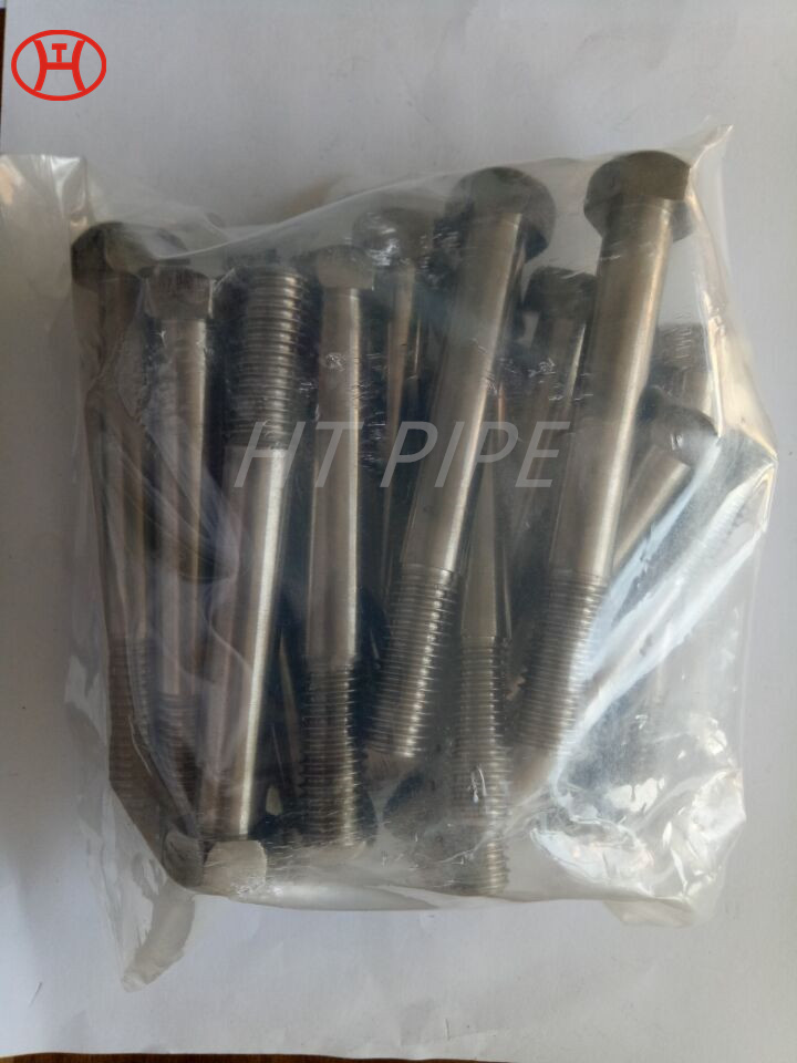 DIN931 S32760 partial thread Nature Duplex steel heavy hex head bolts hex head bolts m26 S32760 hex bolt