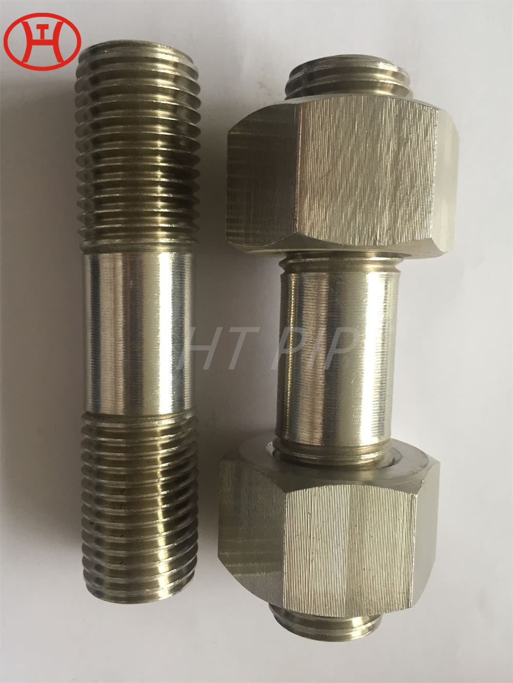 DIN931 UNS N08810-Incoloy 800H partial thread Nature Nickel Alloy hex bolt 1-2-13 Incoloy 800H hex bolt m30 black hex bolt
