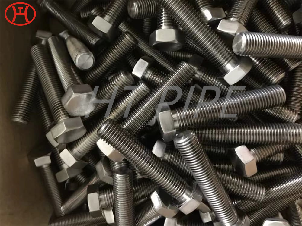 DIN931 UNS N08825-Incoloy 825 partial thread Nature Nickel Alloy hex bolt 1-4 grade 2 Inconel 825 hex bolt hex head bolt