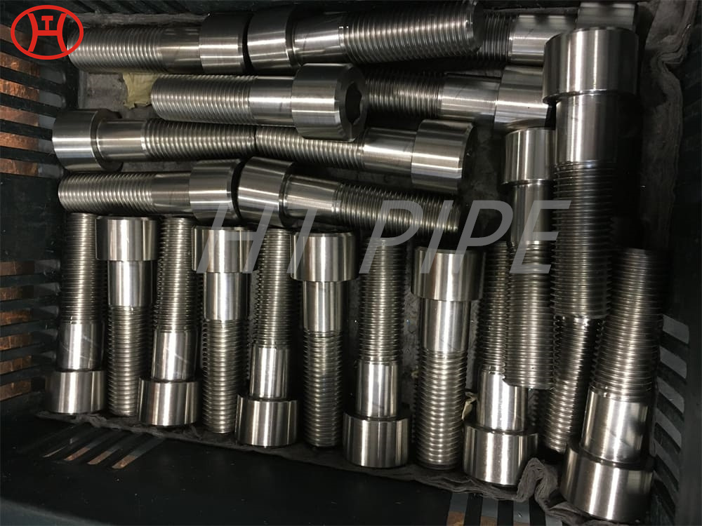 DIN933 UNS N08800 Incoloy 800 full thread Nature Nickel Alloy grade 2 hex bolt hex head hollow bolt with hole
