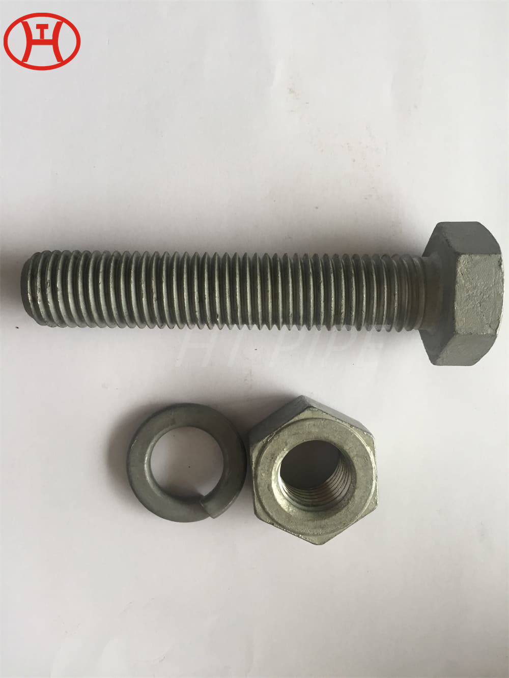 DIN933 UNS N08825-Incoloy 825 full thread Nature Nickel Alloy flat head hex bolt 3-8 hex bolt Incoloy 825 hex bolt