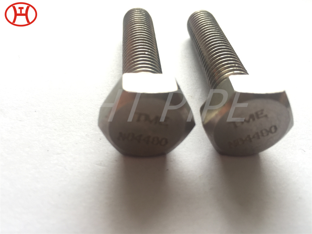 DIN933 UNS N10665-Hastelloy B2 full thread Nature Nickel Alloy b8m hex bolt m8 hex head bolts B2 hex bolt