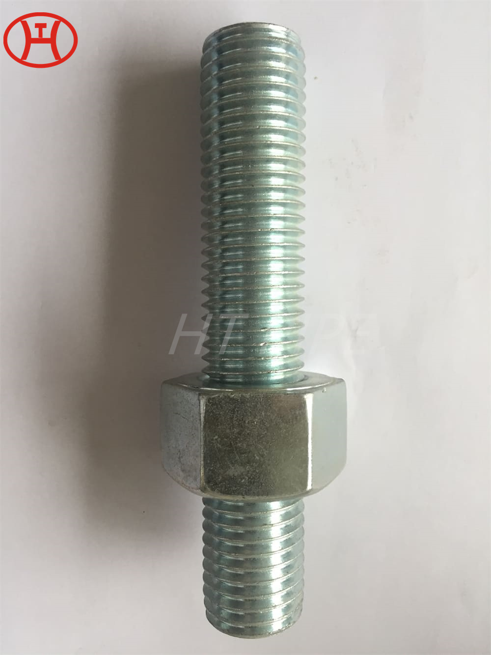 DIN976 UNS N06002-Hastelloy X full thread Nature Nickel Alloy m4 hex bolt m15 hex bolt Hastelloy X stub bolt
