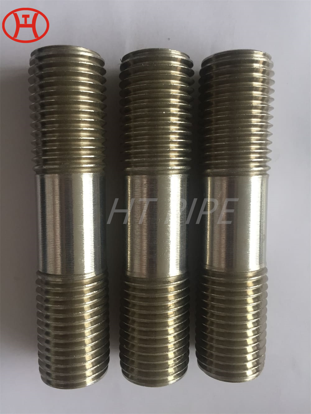 DIN976 UNS N06600-Inconel 600 partial thread Nature Nickel Alloy stub bolt Inconel 600 stub bolt