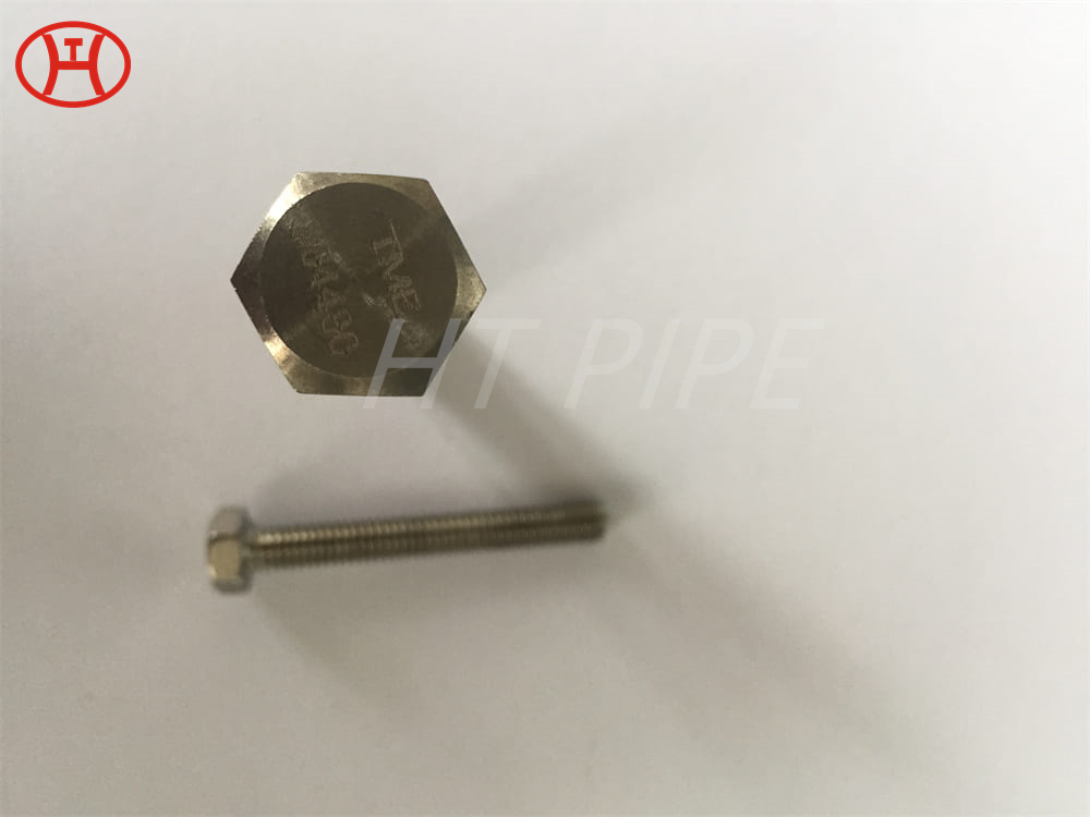Factory High strength Nickel Alloy Hastelloy B3 C276 DIN933 hex bolt with nut