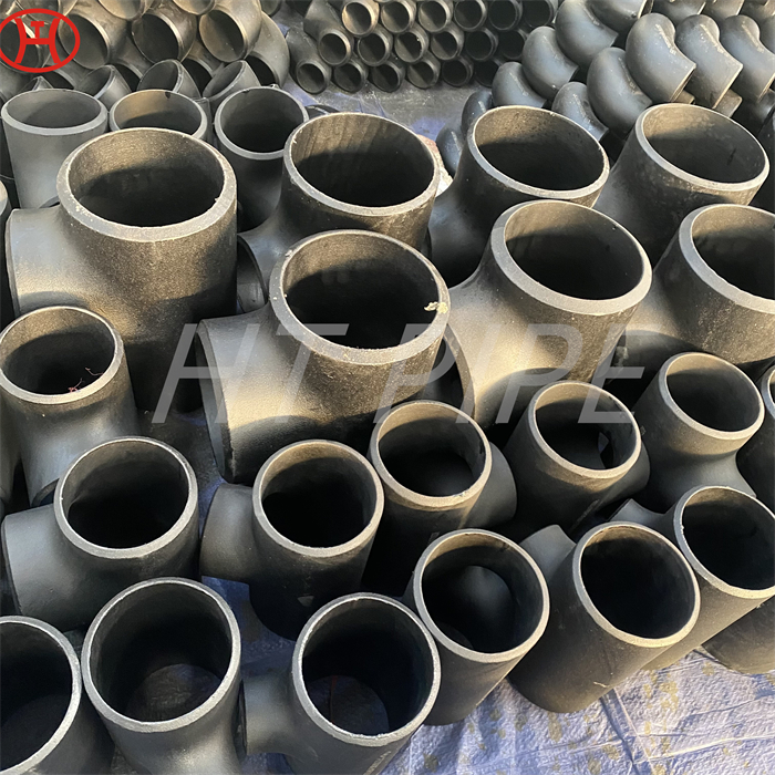 The Chinese Supplier of ASTM A815 UNS S32750 super duplex stainless steel pipe fitting equal tee