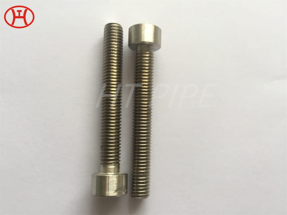 Partial Thread Alloy Steel Plain DIN931 hexagon head bolt M30 Incoloy 800 800H 800HT 725 825 925 926 round head bolts