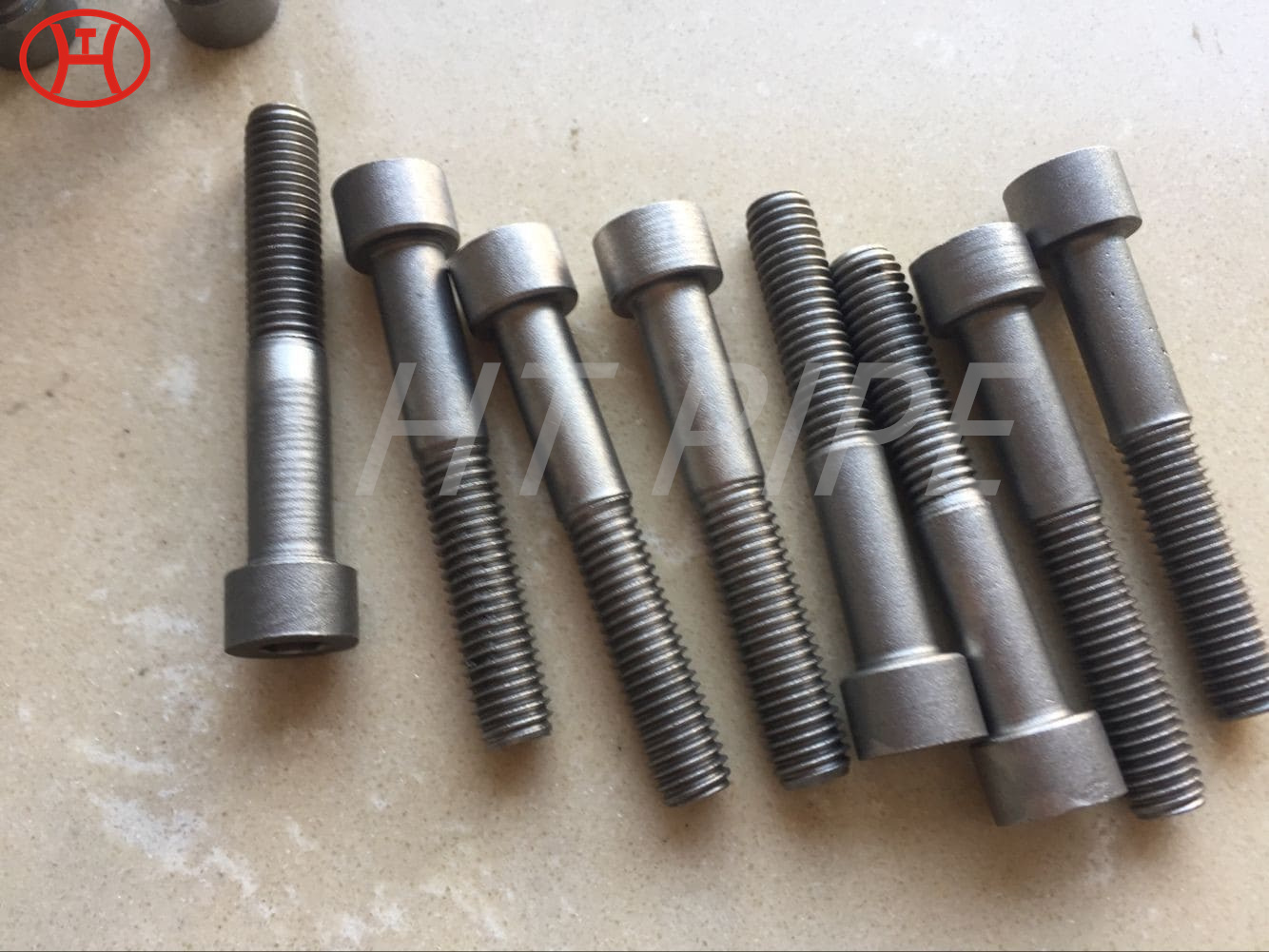 Round head bolt UNS N06022-Hastelloy C22 partial thread Nature Nickel Alloy m15 round head bolt m12 x 20 round head bolt Hastelloy C22 round head bolt