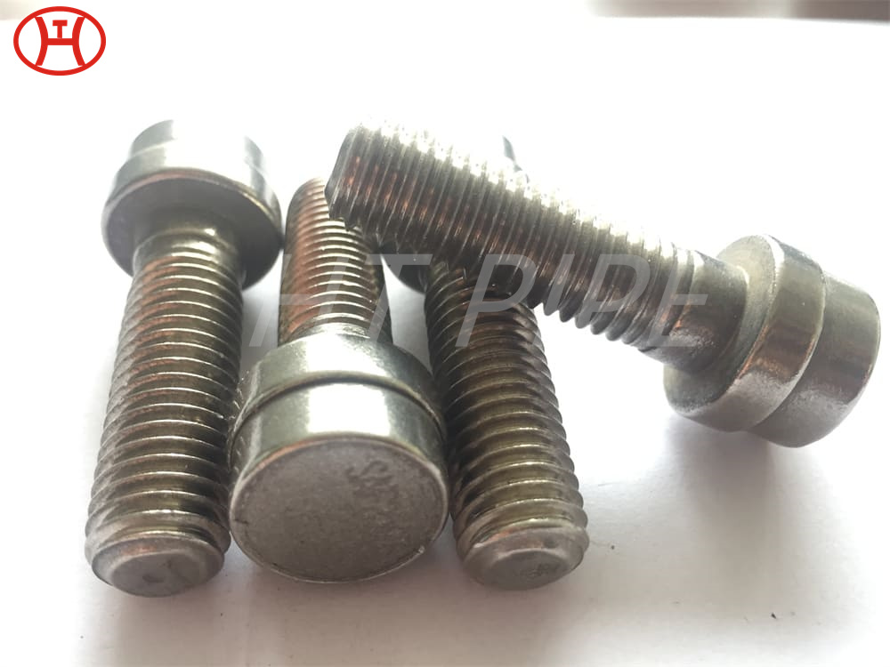 Round head bolt UNS N10665-Hastelloy B2 partial thread Nature Nickel Alloy round head bolt m64 m13 hex head bolts Hastelloy B2 round head bolt