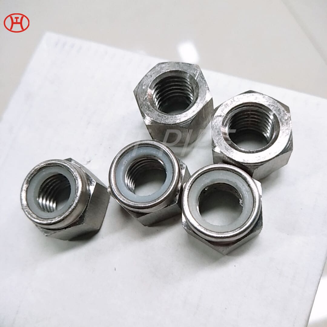 Ti Grade 2 steel fasteners m8 flange nuts hex head nut hex nut DIN934 Stainless Steel ASTM309