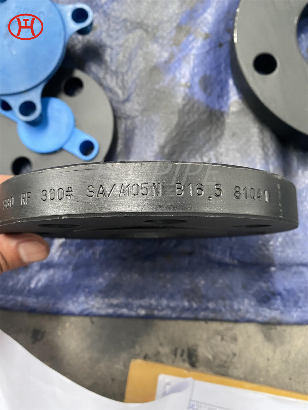 ANSI Forged Steel Blind Flangesクラス150〜2500ポンドの保護キャップ付き