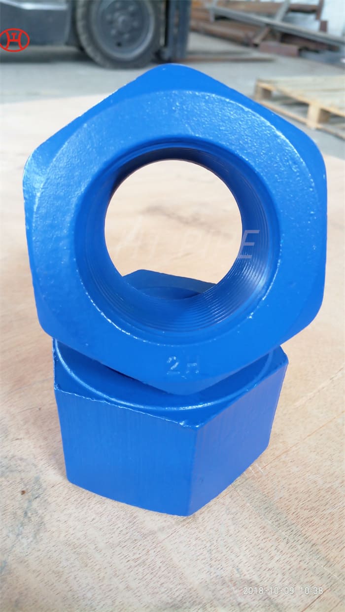 1.4571 S31635 316Ti PTFE coated hex nut DIN 934