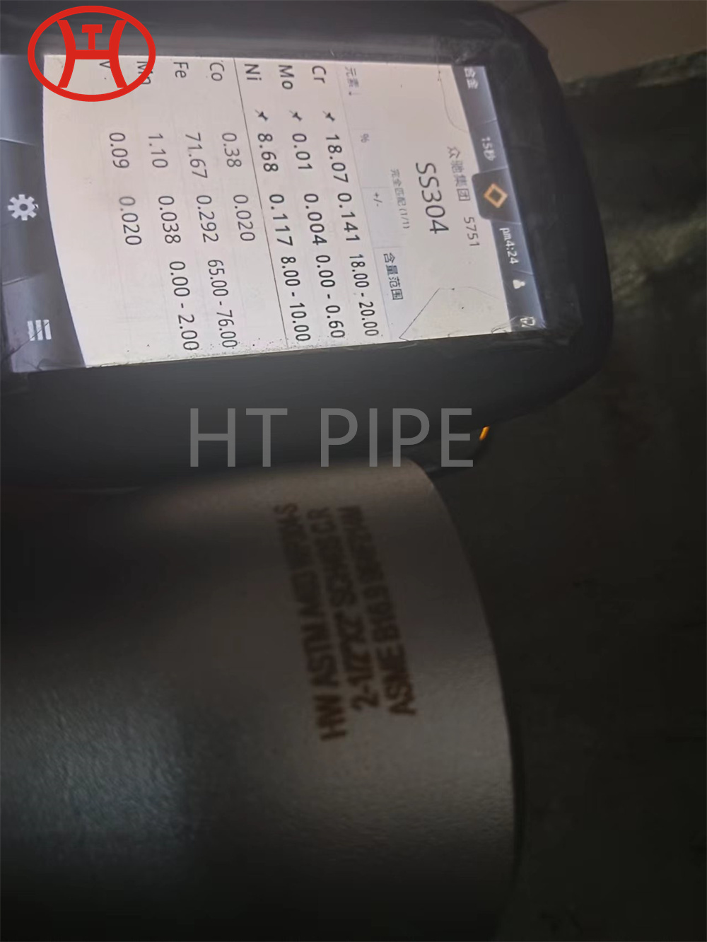 A403 WP304-S 62-12SCH40S R-TEE AISI304 0CR18NI9 X5CR-NI18