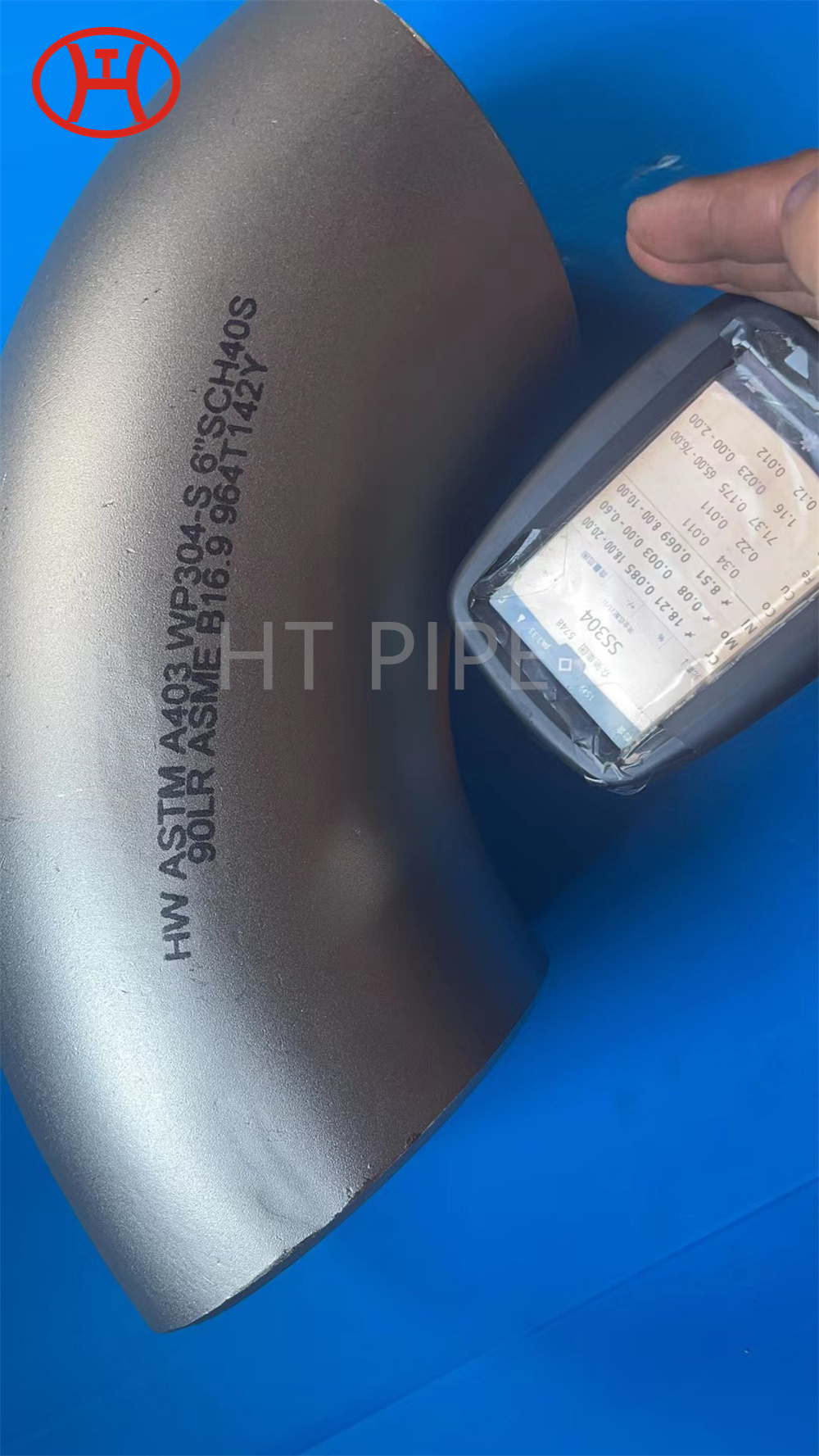 A403 WP304-S 62-12SCH40S R-TEE AISI304 0CR18NI9 X5CR-NI18