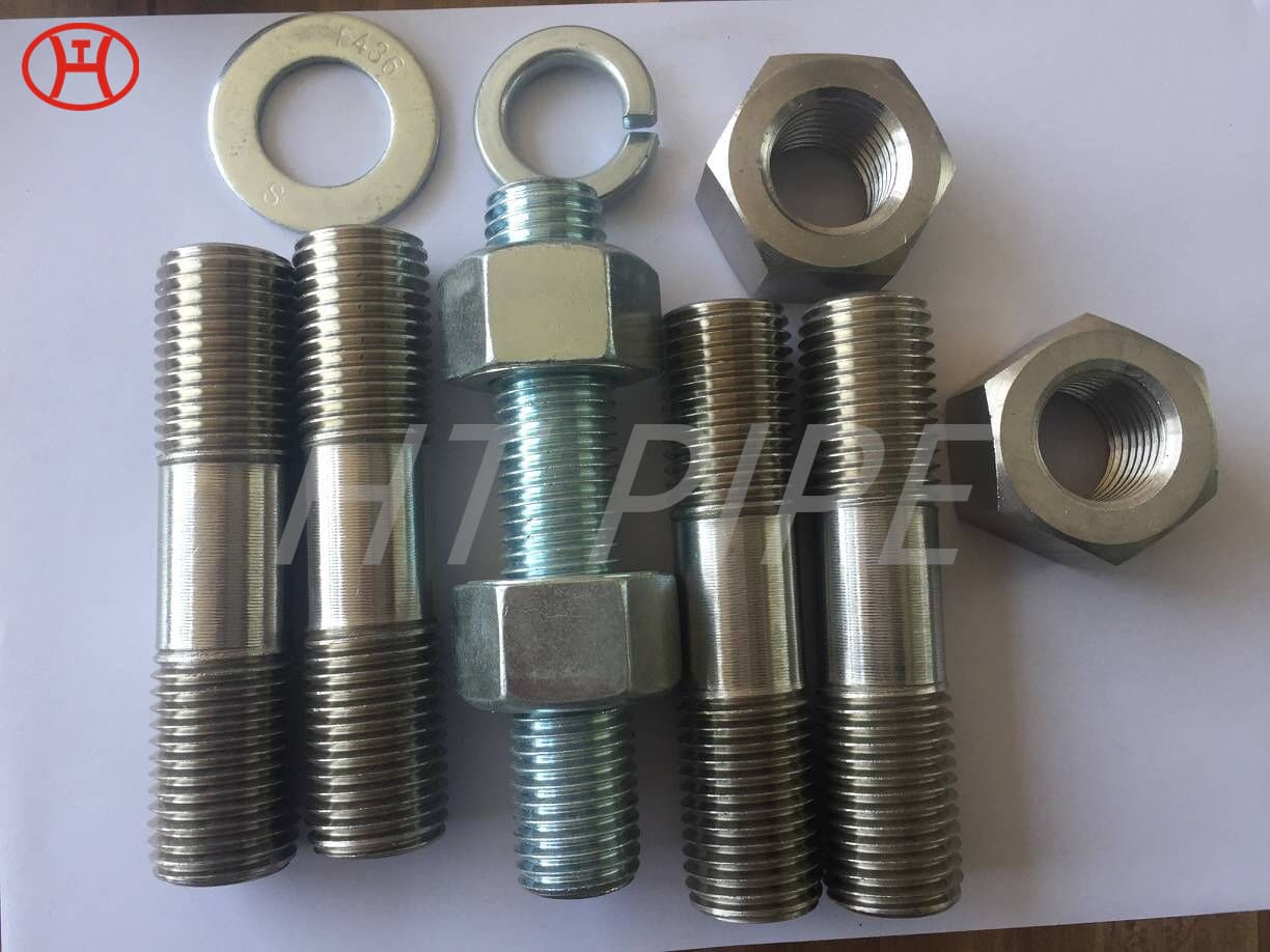 Alloy N07718 bolt Inconel 718  full threaded hex bolt