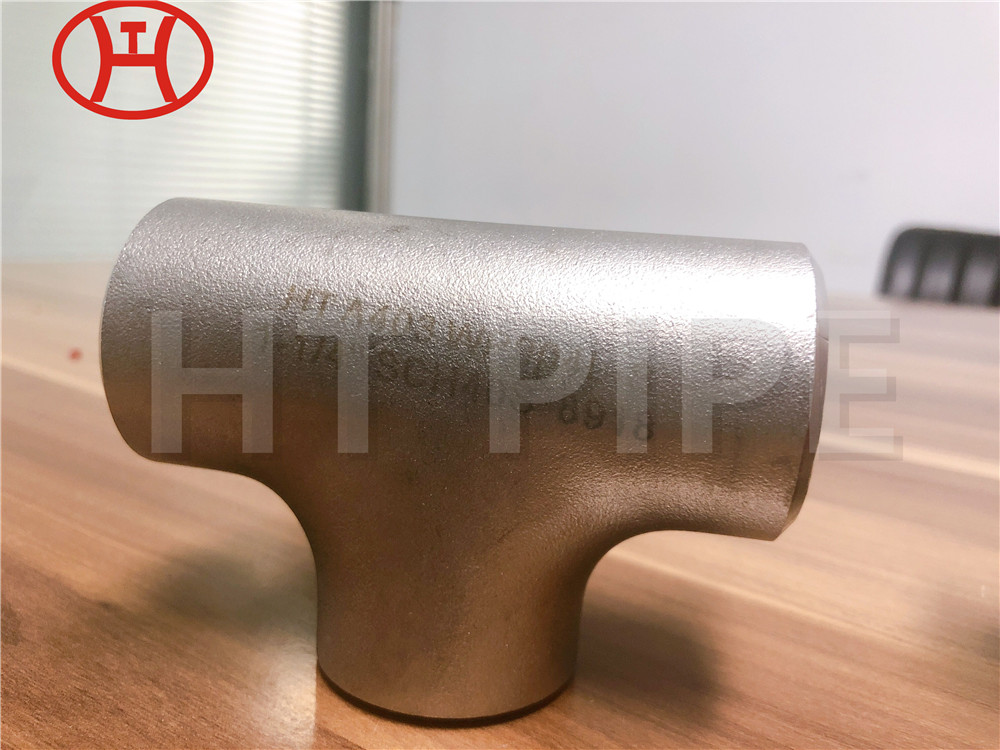 ASTM A815 Super Duplex Steel UNS S32750 Buttweld Fitting Tee