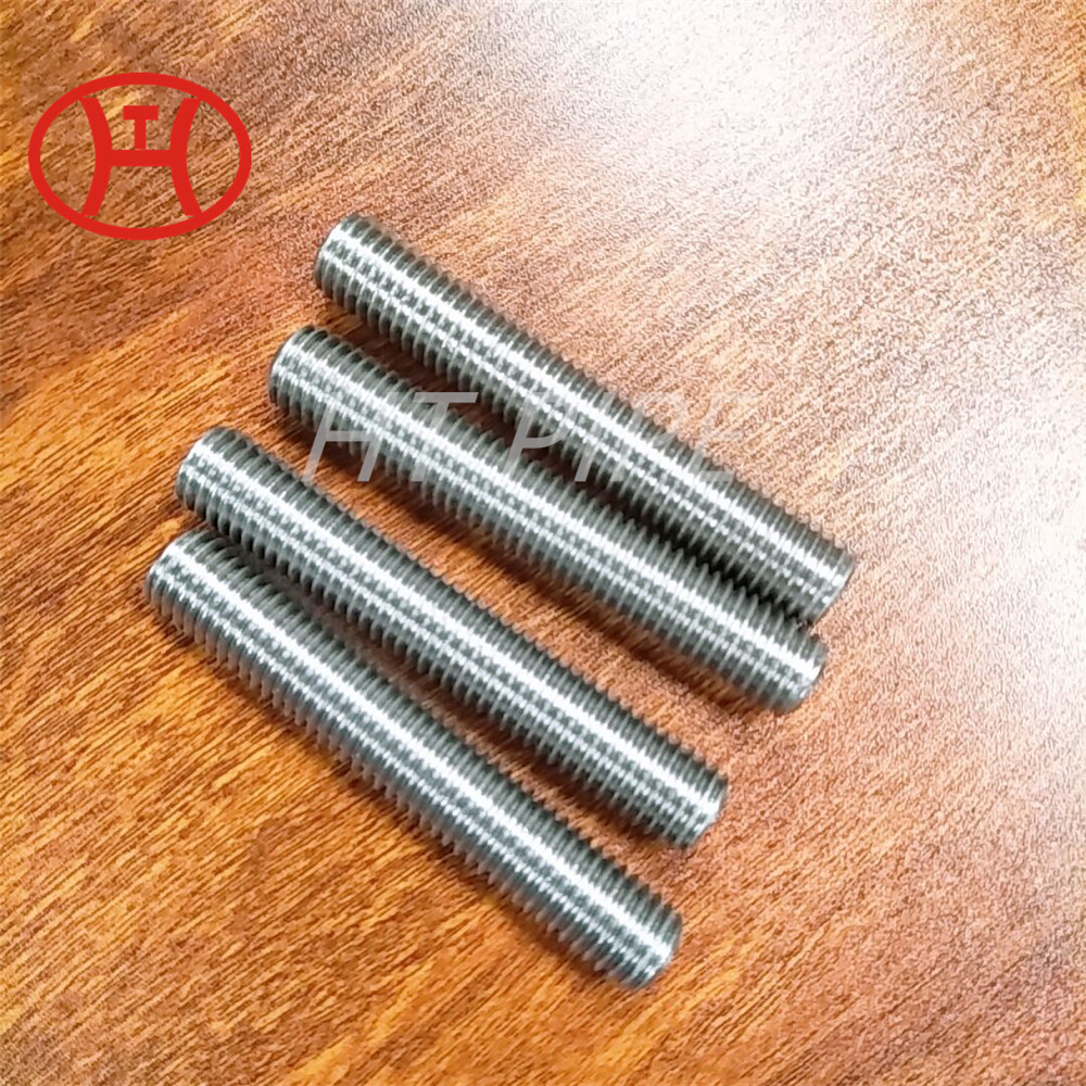 China supplied Duplex Stainless Steel 904L NAS 255 N08904 W.Nr.1.4539 full threaded stud bolt as per DIN975