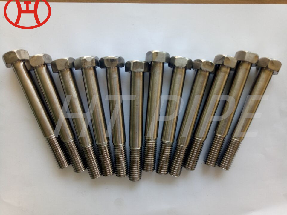 DIN933 ASTM A193 309 full thread Nature stainless steel hex stainless steel bolt 8mm hex bolt 309 hex bolt